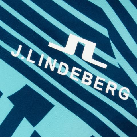 J Lindeberg KV Tour Print Polo Shirt