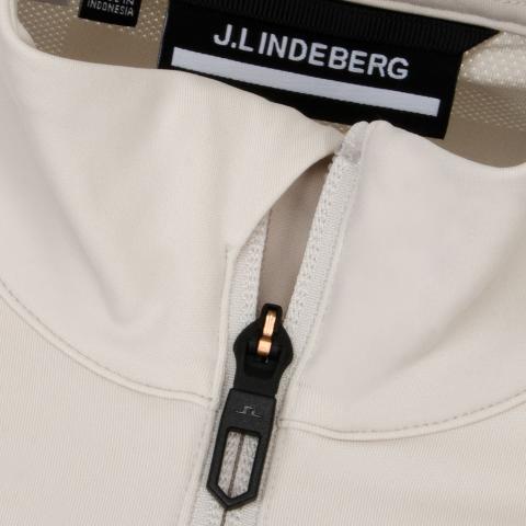 J Lindeberg Melker Mesh Full Zip Sweater