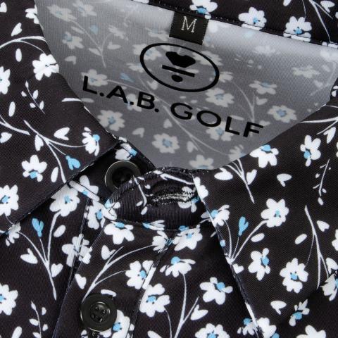 L.A.B. Golf Handpicked Polo Shirt Black