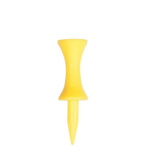 Masters Plastic Graduated Golf Castle Tees Yellow 1.75'' / 44mm Long - Pack of 30