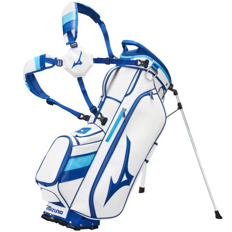 Mizuno Tour Golf Stand Bag White/Staff Blue