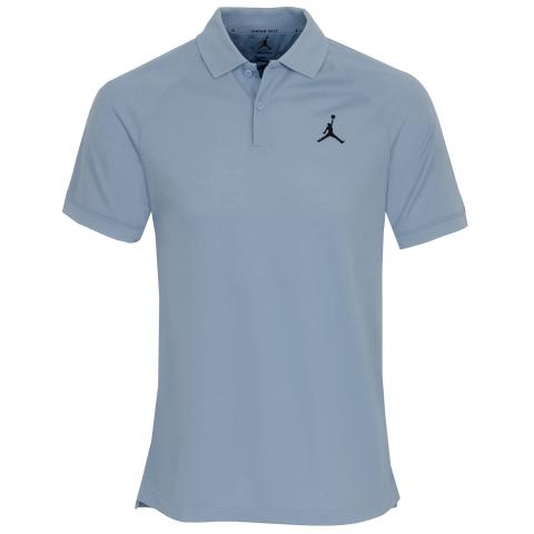 Nike Jordan Dri-Fit Sport Golf Polo Blue Grey/Black