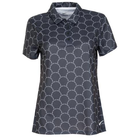 Nike Dri-FIT Victory Ladies Golf Polo Shirt Black/White