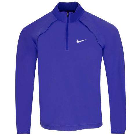 Nike Repel Tour Zip Neck Golf Jacket Lapis/White