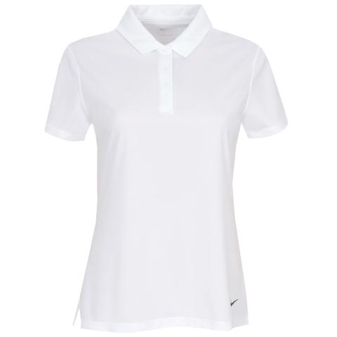 Nike Dri-FIT Victory Ladies Golf Polo Shirt White/Black