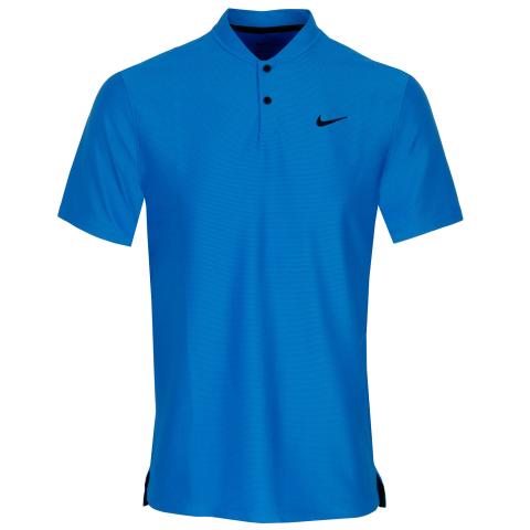 Nike Tour Dri-FIT Texture Polo Shirt Light Photo Blue/Black