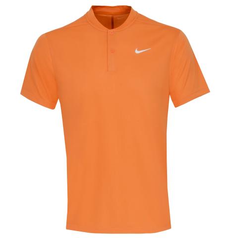 Nike Victory Blade Golf Polo Shirt Orange Trance/White
