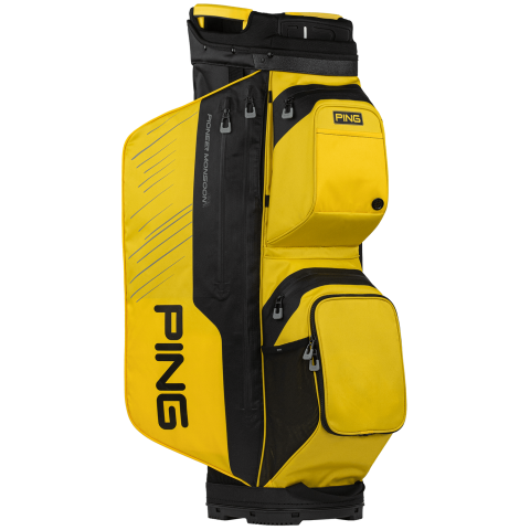 PING Pioneer Monsoon Waterproof Golf Cart Bag Yellow/Black
