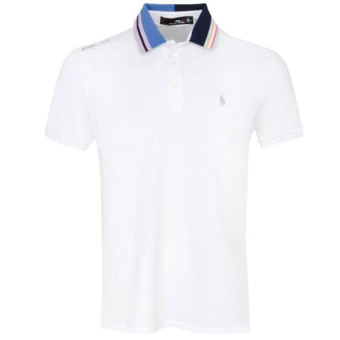 Ralph Lauren RLX Double Short Sleeve Polo Shirt Pure White | Scottsdale ...
