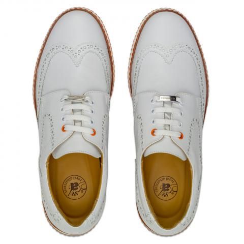 white brogue golf shoes