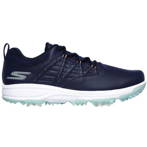 Skechers GO GOLF Pro 2 Ladies Golf Shoes Navy/Turquoise