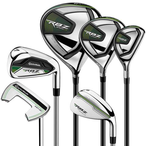 TaylorMade RBZ Speedlite 11 Piece Golf Package Set Mens / Right or Left Handed / Graphite Woods/Steel Irons