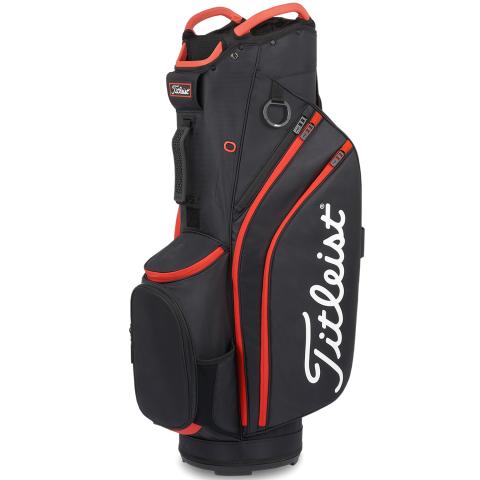 Titleist Cart 14 Golf Cart Bag Black/Black/Red