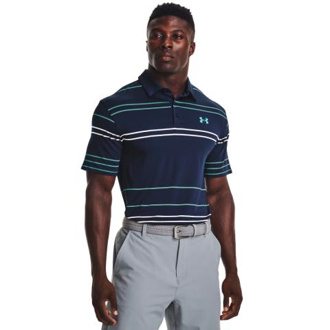 under armour playoff 2.0 front nine heather polo shirt