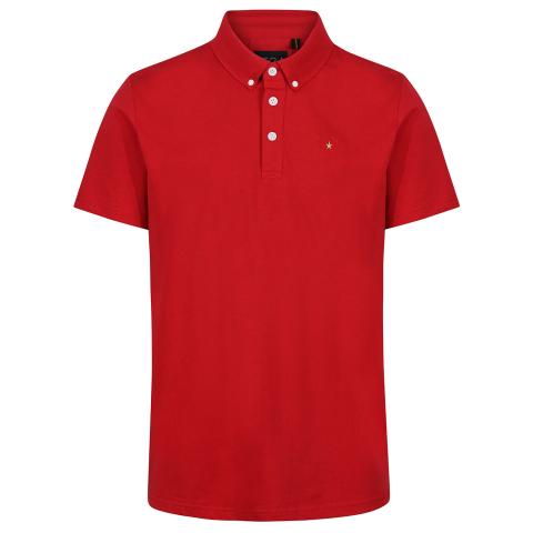 VEGA Ena Tonal Polo Shirt Red