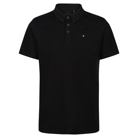 VEGA Ena Tonal Polo Shirt Black