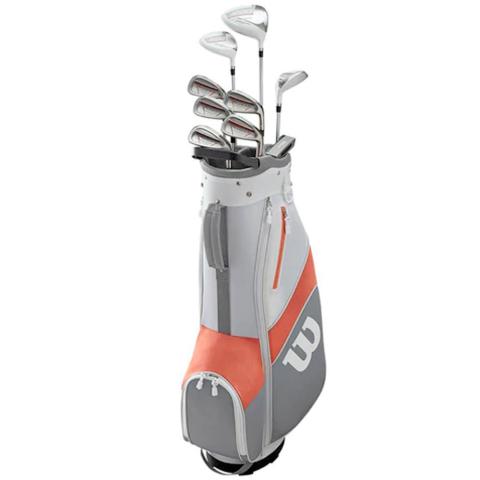 Wilson 1200 TPX Ladies Complete Package Set Ladies / Right Handed / Stand Bag / Graphite Woods/Graphite Irons
