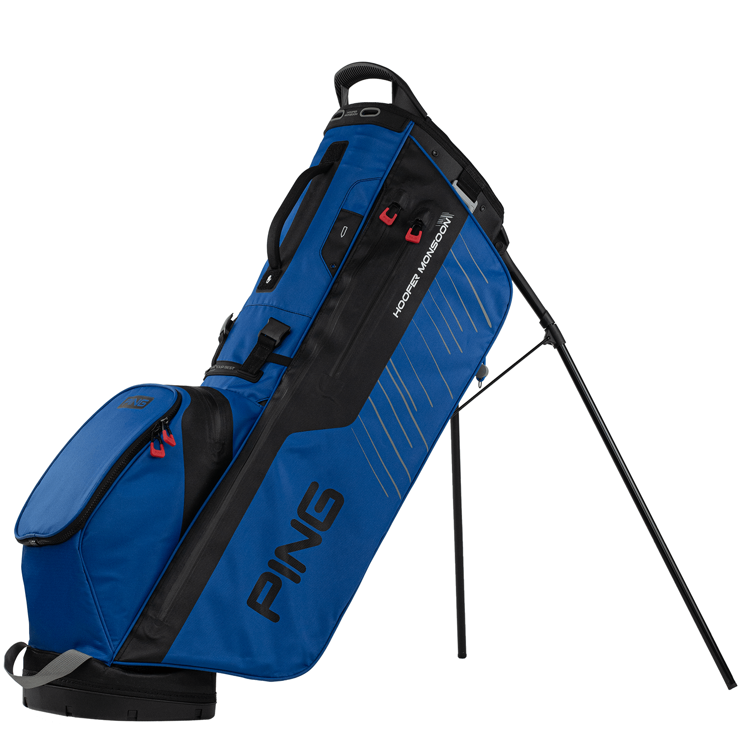 Ping Hoofer Monsoon Waterproof Golf Stand Bag Blueblack Scottsdale Golf