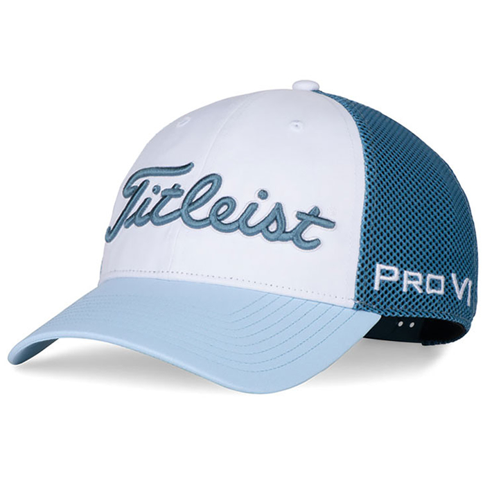 Titleist Tour Performance Meshback Adjustable Golf Cap Sky/Blue/White ...