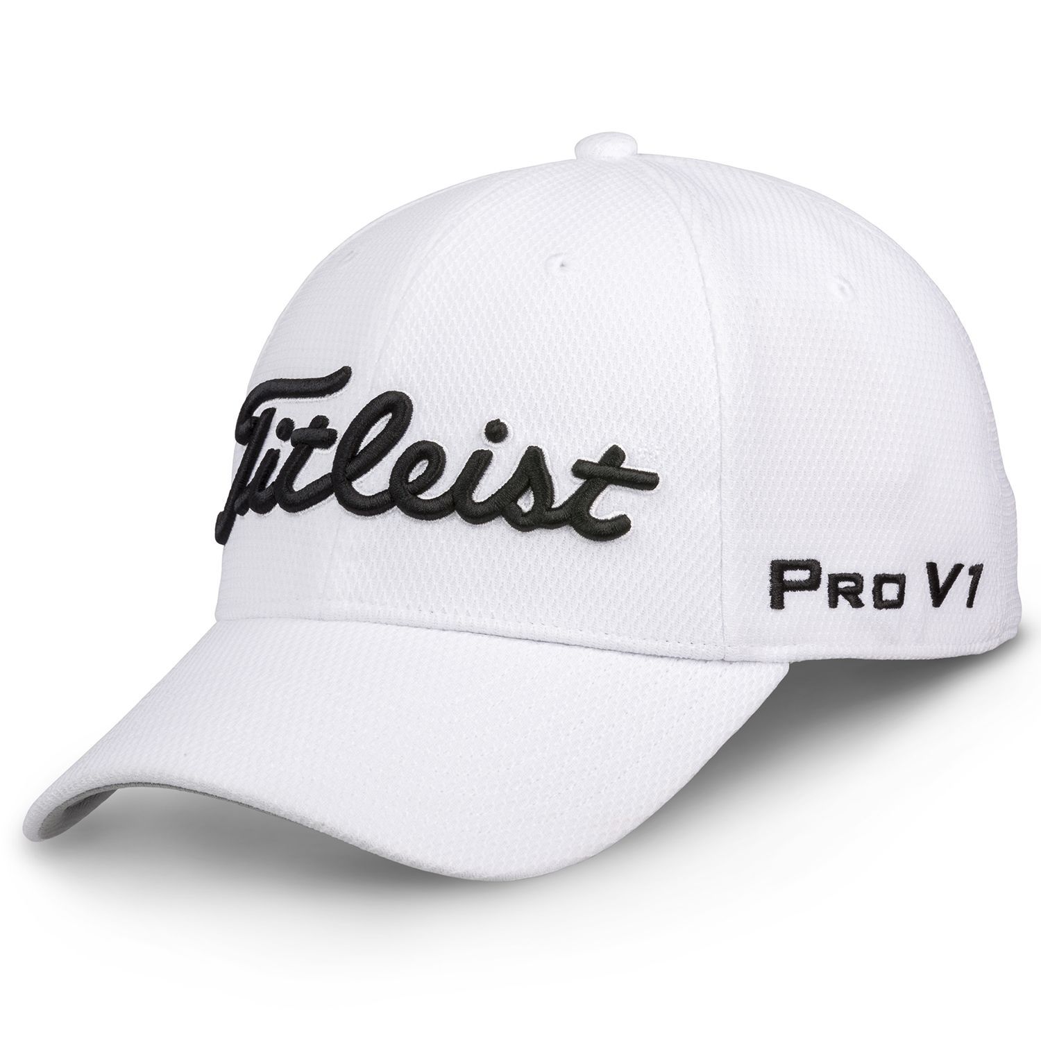 Titleist 2018 Tour Elite Fitted Golf Cap White/Black | Scottsdale Golf