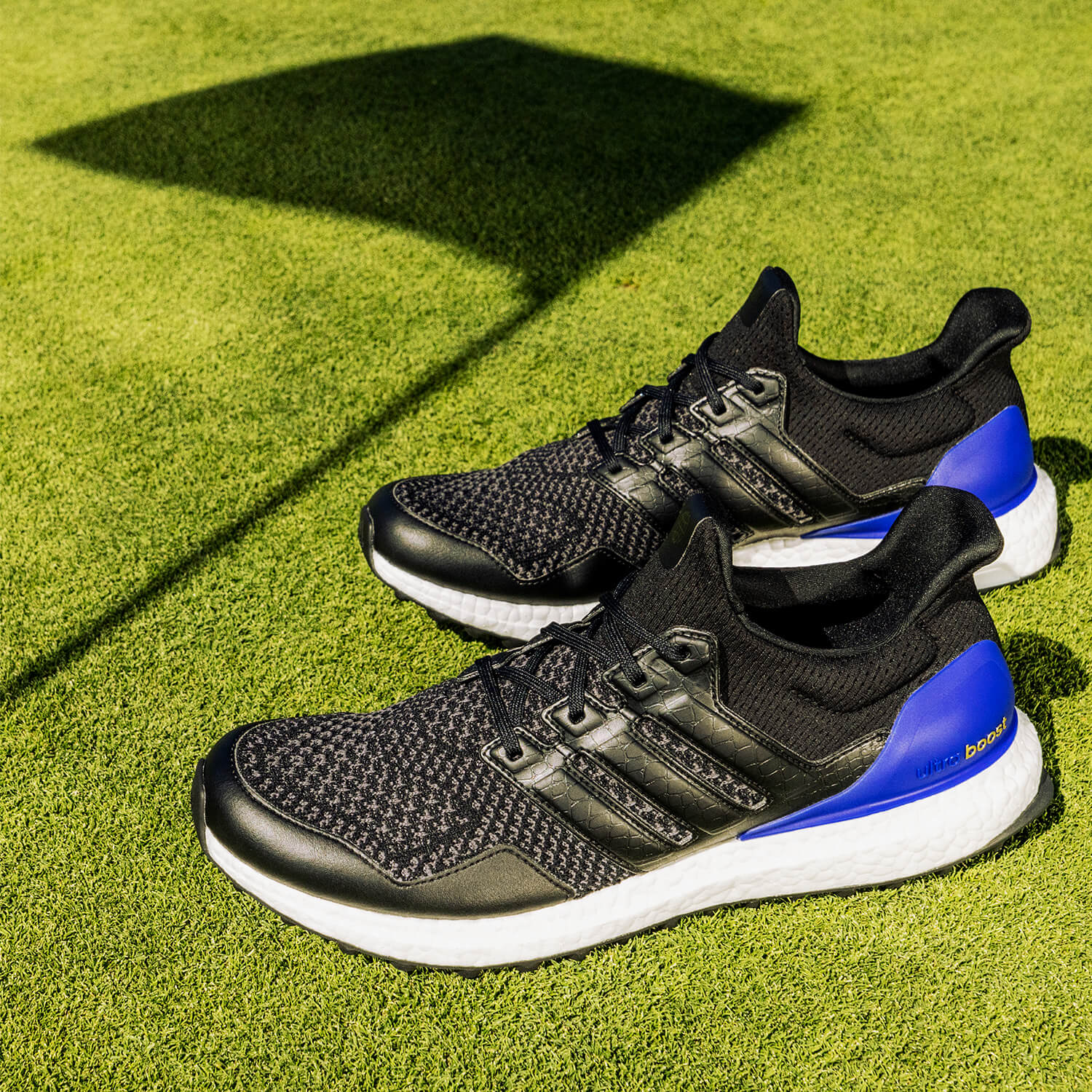 adidas Ultraboost Golf Shoe Black/Lucid Blue | Scottsdale Golf